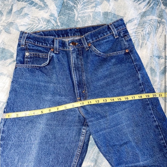 Levi's 505 90s ORANGE TAB JEANS DARK WASH 33/30" - Picture 5 of 9